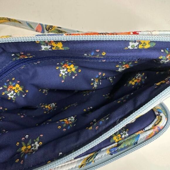 Vera Bradley Sea Air Floral RFID Little Hipster Crossbody Bag - Picture 7 of 10